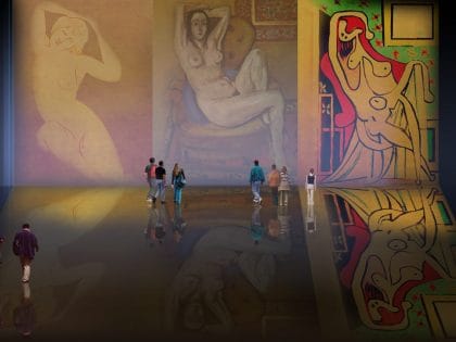Figuras Sedentes, versiones de Amadeo Modigliani (1918), Henri Matisse (1924), Pablo Picasso (1929).