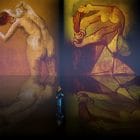 Bañándose, propuestas de Edgar Degas (1883), variaciones sobre un mismo tema de Pablo Picasso (1952).