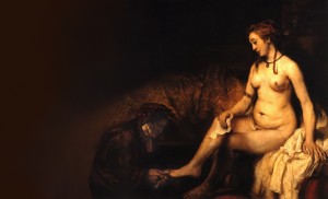 Baño de Betsabé, interpretación de Rembrandt Hamenzoon van Rijn (1654) recreaciones de Pablo Picasso (1963), (1966)